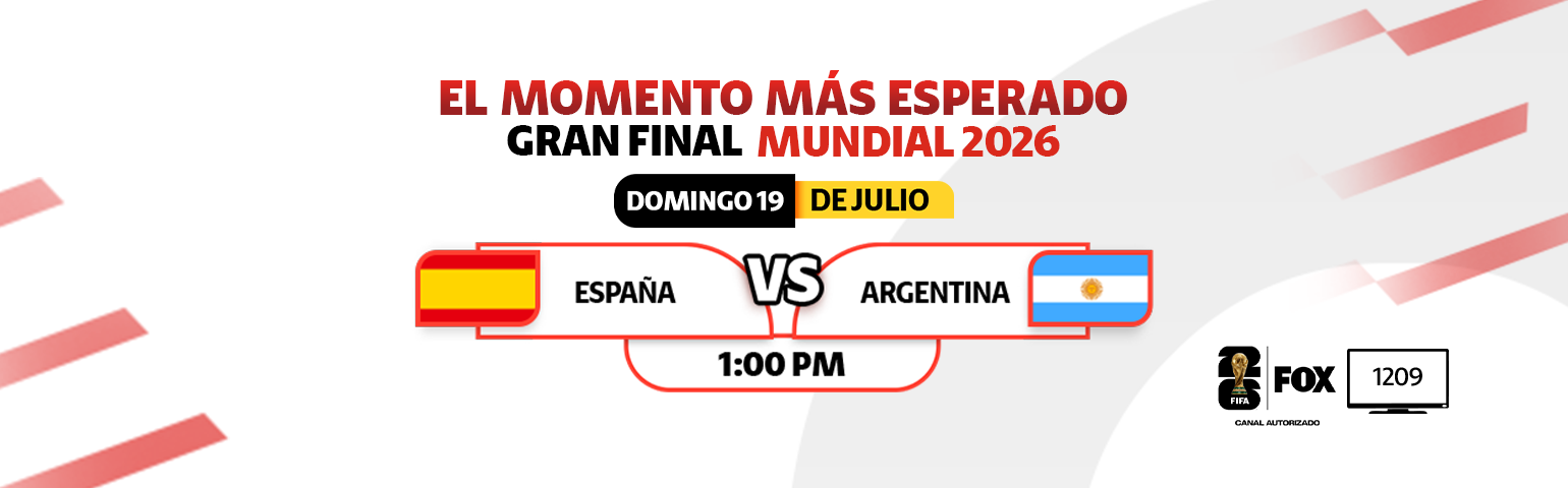 ¡Lo mejor del mundial este domingo 19 de julio a través de FOX! ¡Lo mejor del mundial este domingo 19 de julio a través de FOX!